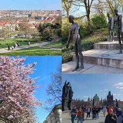 Spring blossom and Communist decay