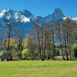 Auch der Amsoldingersee ist von dieser Seite nicht zugänglich. Ufergebiet in Privatbesitz!