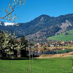 Der Dittligsee kommt in Sicht ...