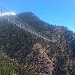 Tibetischen Hängebrücke