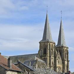 Spires of Notre Dame church