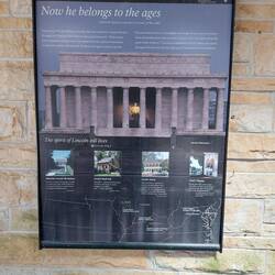 Lincoln Monument in Washington, mal sehen ob ich da noch hinkomme.