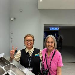 My friend at the Fine Arts Museum