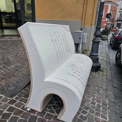 Amazing bench in Teano