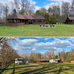 Offizieller Zeltplatz vor den Toren des Nationalparks
