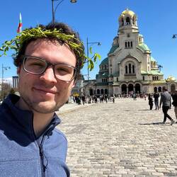 Palmsonntag an der Alexander-Newski-Kathedrale