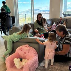 My auntie Bev & her girls