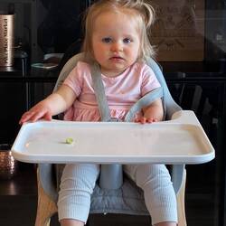 Little Chloe, Matt & Sam's daughter is not sure about all the cameras