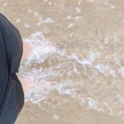 Da steht se in der Suppe. War gar nicht so kalt