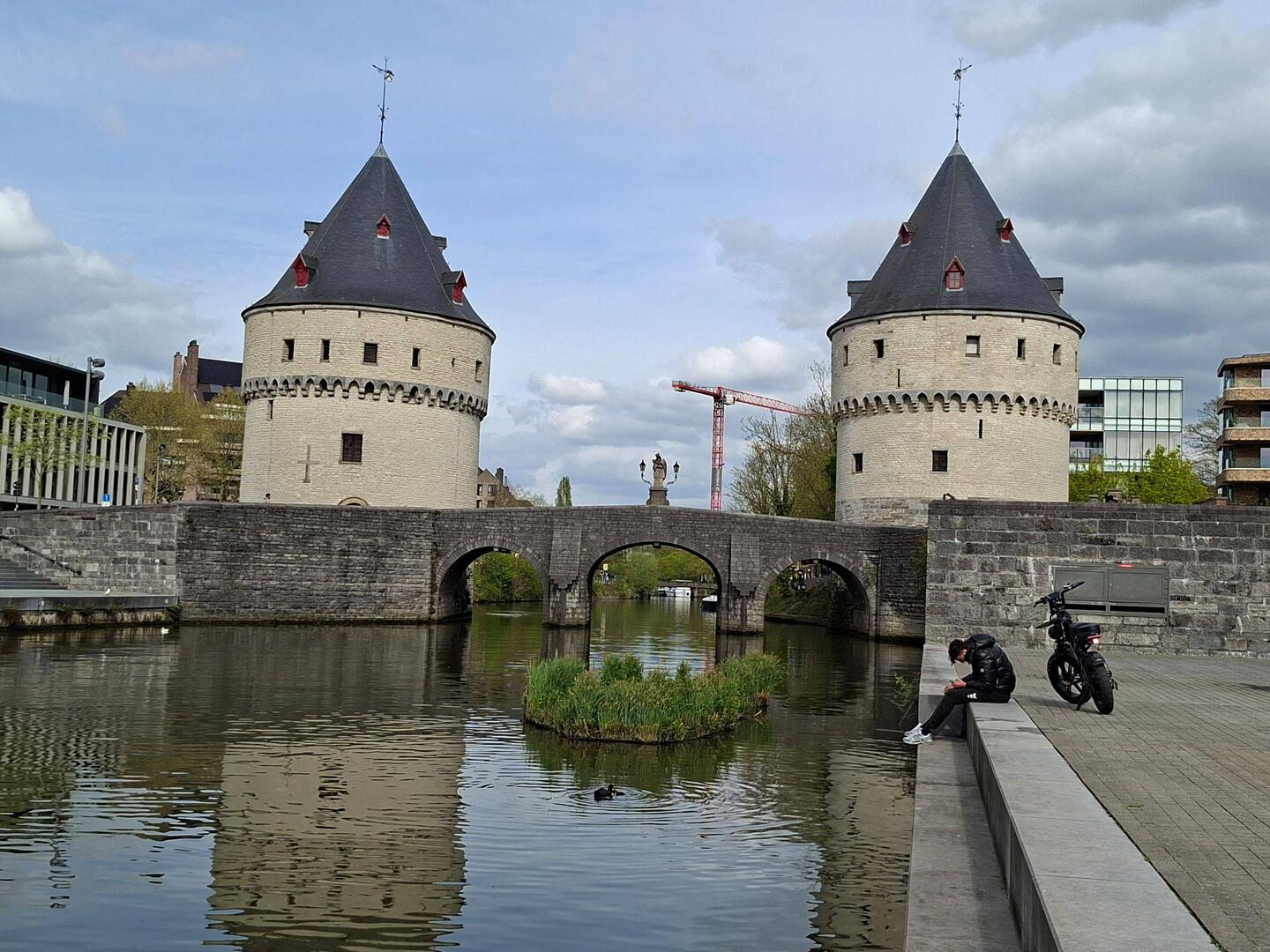 Markant: die Broeltürme an der Leie