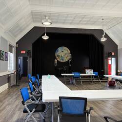 The old chapel. They had to pray before eating