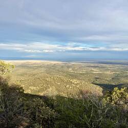 Aussicht während dem Abendessen