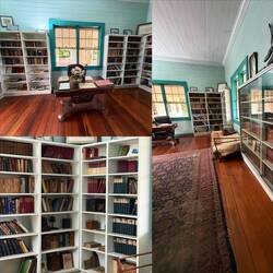 RLS office where he did all his writing