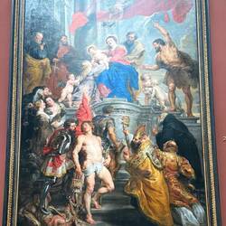 Enthroned Madonna Adored by Saints. Peter Paul Rubens. 1628