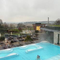 Blick auf eines der Outdoor Pools