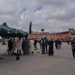 Place Jemaa El Fna am Tag