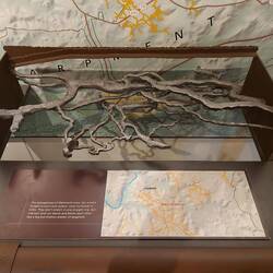 Die 3D Karte der Höhle.