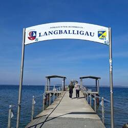 Typische Seebrücke an der Ostsee