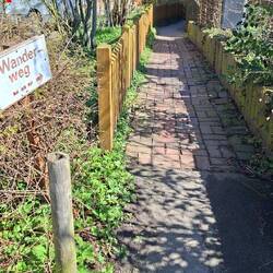 Manchmal sind die Wege etwas "versteckt"