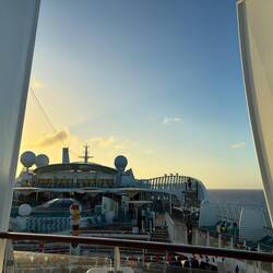 Abendliche Stimmung an Deck