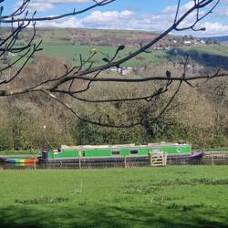 A lovely rural spot to moor in