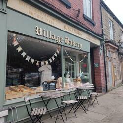 This shop front sums Disley village up