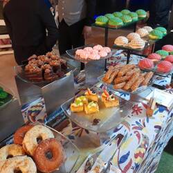 ...und jede Menge tolle Süßigkeiten als Nachtisch