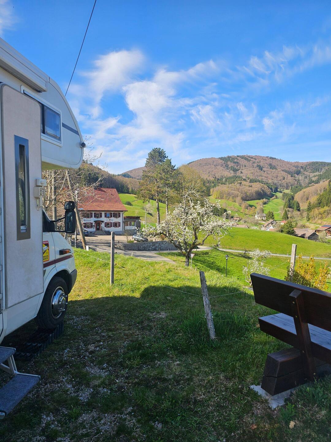 Aussicht vom stellplatz
