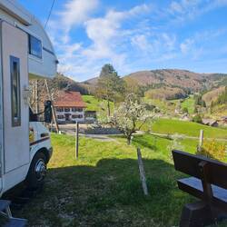 Aussicht vom stellplatz