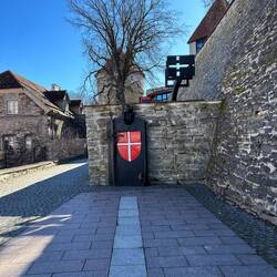 Danish coat of arms and ode to the Danish impact on Estonia