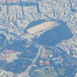 Panathenaic stadium from above