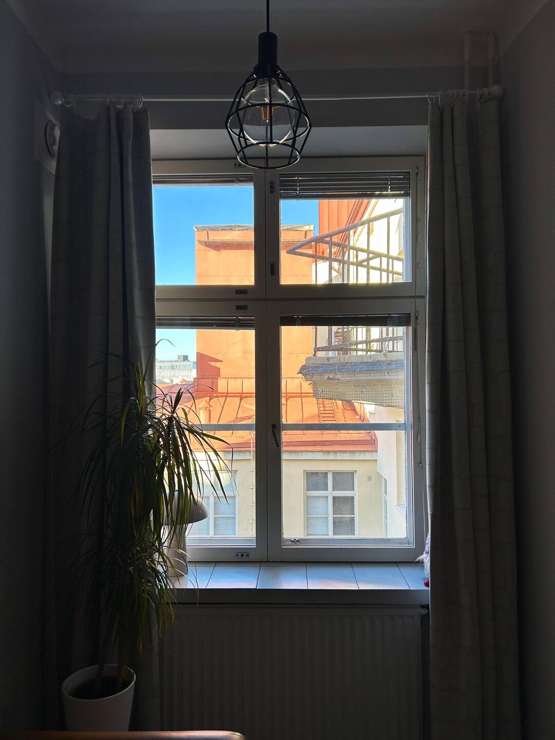 Apartment's big window