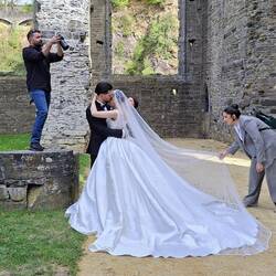 Kulisse für Hochzeitsbilder