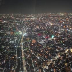 Tokio by night vom Skytree