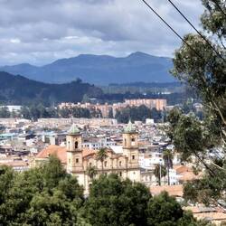 Blick auf Zipaquirá in 2.650 m Höhe