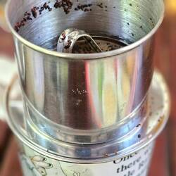 Zum Vietnamesischen Kaffee eingeladen.