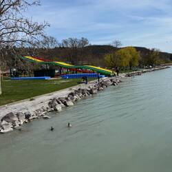 Strandbad in Balatonfüzfö