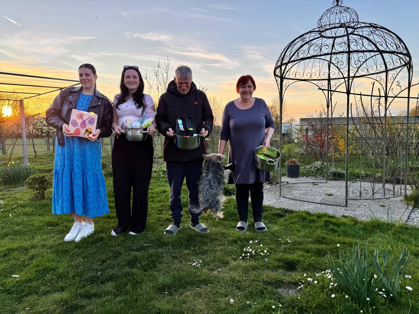 Die Eiersuche war für alle erfolgreich