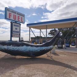 Nullabor Roadhouse Tankstelle.... mit Motel, Reschti und Bar 😊