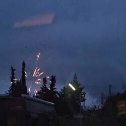 Auch hier wieder ein Osterfeuerwerk