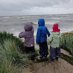 Kein Strand mehr da!