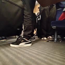 Im Zug nach Leipzig...