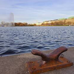 Chillen an der Binnenalster 😊