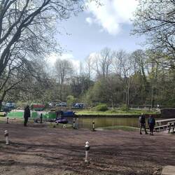 Filling with water at Whaley Bridge Basin