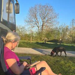 Relaxing in the sun