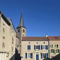 Town houses in front of St. Nicholas church