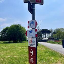 Il y a le choix sur les itinéraires vélo