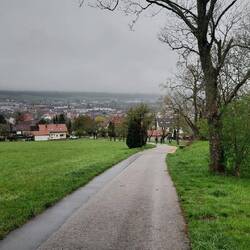 Aufstieg in Nebel, Nieselregen und Kälte😅