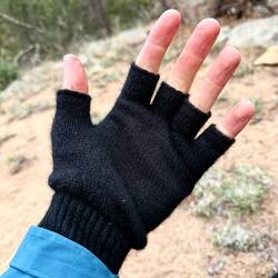 Heute musste ich am Morgen zum ersten Mal meine Fingerlinge anziehen.