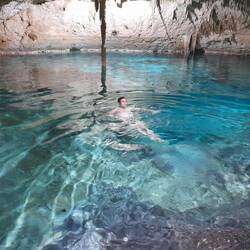 ...in der Cenote Taak Bi Ha